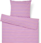 Tchibo - Perkál ágynemű, csíkos, orgonalila, egyszemélyes