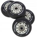 Nils Extreme Nils 76 mm Kerekek Abec 9 Csapágyak, Matt Fekete Szett (16-32-028)