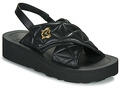 Love Moschino Éktalpú szandálok WAVE SANDAL Fekete 40