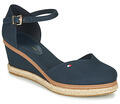 Tommy Hilfiger Éktalpú szandálok BASIC CLOSED TOE MID WEDGE Kék 41