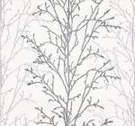 Domdeco Vinil Tapéta Fizelina Ezüst-antracit Gallyak (1811-22)