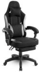 Spirit Of Gamer szék - RAVEN (állítható dőlés/magasság; kihajtható lábtartó; max. 120kg-ig, fekete) (SOG-GCRBQ) - alarmtrade