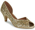 Otess / Zoï Magas sarkú szandálok Z1620-GALAXY-CARRARA-GLITTER-CHAMPAGNE Arany 39