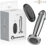 Intense - fém anál plug 10 vibrációval távirányítóval (ESD-243391A11X)