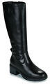 Tamaris Magas sarkú csizmák 25601-003 Fekete 39