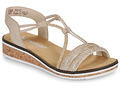 RIEKER Éktalpú szandálok V3671-62 Bézs 41