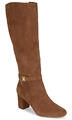 Lauren Ralph Lauren Magas sarkú csizmák KELLIE TALL BOOT Barna 38