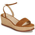 Lauren Ralph Lauren Éktalpú szandálok LEONA-ESPADRILLES-WEDGE Barna 40