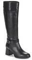 GEOX Magas sarkú csizmák D WALK PLEASURE 55 Fekete 38