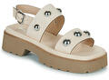 Fru. it Éktalpú szandálok 7935-087-GOMMA-TEXARO-YARROW Bézs 41