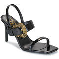 Versace Jeans Couture Magas sarkú szandálok VA3S71 Fekete 40