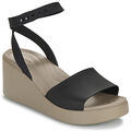 Crocs Éktalpú szandálok BROOKLYN WEDGE Fekete 39 / 40