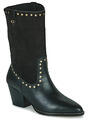 Coach Magas sarkú csizmák PHEOBE LEATHER BOOTIE Fekete 38