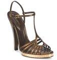 Roberto Cavalli Magas sarkú szandálok QDS627-PM027 Arany 41
