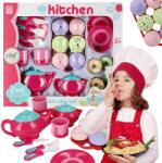 Mega Creative Nagy Készlet cukrászda, Kávézó Szerviz gyerekeknek, kekszes csésze tálca (522956)