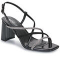 Menbur Magas sarkú szandálok 24886 Fekete 38