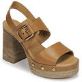See by Chloé Magas sarkú szandálok FIBBIA CLOG Barna 41
