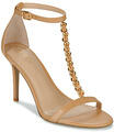 Lauren Ralph Lauren Magas sarkú szandálok KATE-SANDALS-HEEL SANDAL Bézs 37