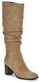 Fericelli Magas sarkú csizmák FANTASY Bézs 36 - spartoo - 52 431 Ft