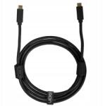 UDG GEAR Ultimate Audio Cable Usb 3.2 CC Egyenes Fekete 1.5m Usb CC Kábel (U99001BL)