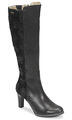 Laura Vita Magas sarkú csizmák ALCBANEO Fekete 37