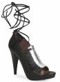 Sigerson Morrison Magas sarkú szandálok STRUZZO Fekete 41