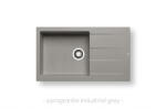 BH Mosogató PY Athlos 1 mély csep. szürke 860x500mm (BH-070107211)