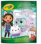 Crayola Crayola: Carte de colorat și autocolante - Casa de păpuși a lui Gabi (04-7025G)