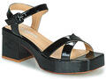 JB Martin Magas sarkú szandálok LUNAIRE Fekete 41