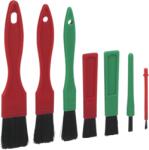 Vikan Interior Brush set - 7 részes kefekészlet autóbelső tisztításához (4618)