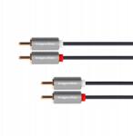 Krüger&Matz 2RCA dugó kábel 2RCA dugó 3m 2x csincsilla 2x csincsilla (KM1211)