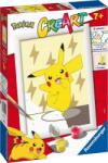Ravensburger Pokemon Pikachu Készlet Creart Festés Számok Szerint Gyerekeknek (4005556202416)