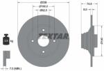 TEXTAR féktárcsa TEXTAR 92070300 for RENAULT (92070300)