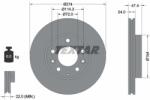 TEXTAR féktárcsa TEXTAR 92110400 for MAZDA, FAW, BESTURN (92110400)