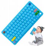Action Szilikon Rágóka Pop It Billentyűzet Gyerekeknek 0+ (PP-123)