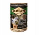 CARNILOVE konzerv nedves kutyatáp felnőtt kacsának és fácánnak 400g