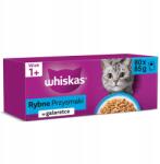 Whiskas Adult 80x85g Nedves Macskaeledel Hal Csemege Zselében (5900951355769)