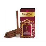 SATTVA Oszlopos füstölő, 20 g 10 db, Szantálfa, Sattva (5903794189324)