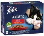 Purina Felix Fantastic macskaeledel vidéki ízek zselében 1, 02 kg (12x85g) (976430)