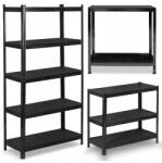 Humberg Tárolószekrény Fém Fekete 180x90x40cm 5 polc 875kg 2in1 Loft (4851)