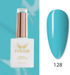 Everin Oja Semipermanentă Everin Royal Collection 10 ml - 128 Turquoise Blue | Turcoaz-Azuriu Vibrant (ERC-128)