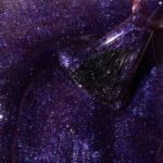 KIEVSKAYA Ojă Semipermanentă Kievskaya Glitz Cat Eye 14 - Violet Închis cu Reflexii Roz-Albastre și Efect Magnetic 3D, 15ml (OSKG14)