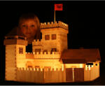 Walachia Set constructie arhitectura Castel, 607 piese din lemn, Walachia (WLMK19)