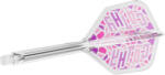 Target Fluturas si tija darts Target Japan K-Flex Cathy leung transparent roz, No6 si tija lunga (TRGJ410211)