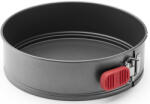 Lékué kapcsos tapadásmentes tortaforma, D=24cm, acél, platina szilikon, szürke