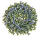  Coronita verdeata artificiala+lavanda pentru decoratiuni florale (8569)