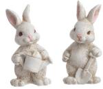  Figurine iepurasi pentru decoratiuni Paste set 2 buc (45427)