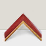 Keretshop 3, 9 cm Bordó képkeret antikolt aranycsíkkal EGYEDI MÉRETBEN 778/5 (KS155377)