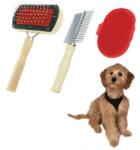 WSM 3 részes fésülködőkészlet kutyáknak és macskáknak (7434de)