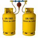 Aleroma Kit complet 2 butelii GPL de 26 litri pentru alimentare centrala termica (kit2x26 4412)
